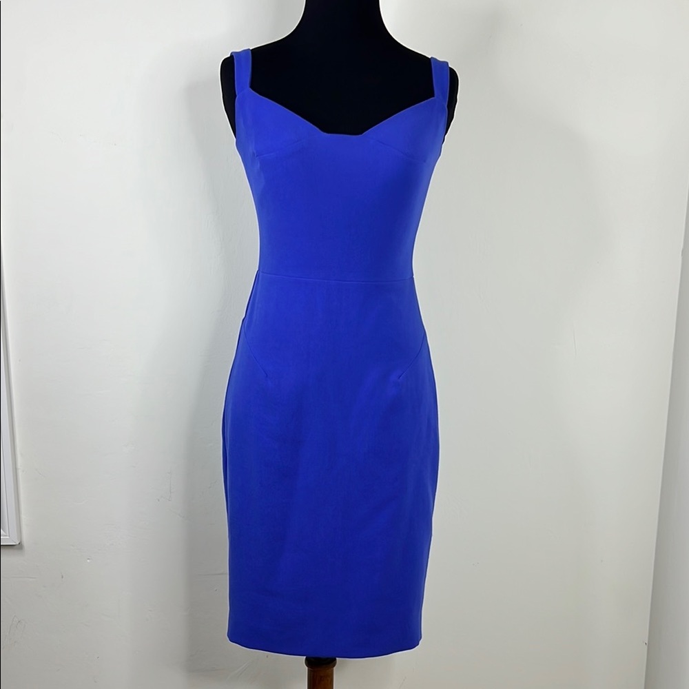 BLACK HALO Cobalt Blue Sleeveless Dress 0